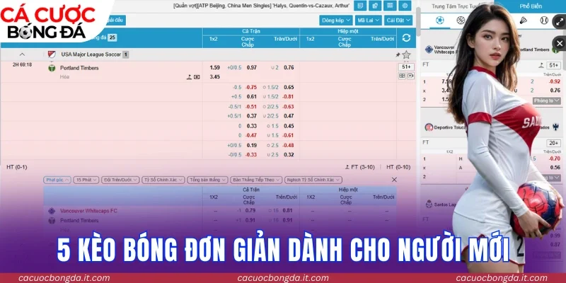 5 kèo bóng đơn giản dành cho người mới